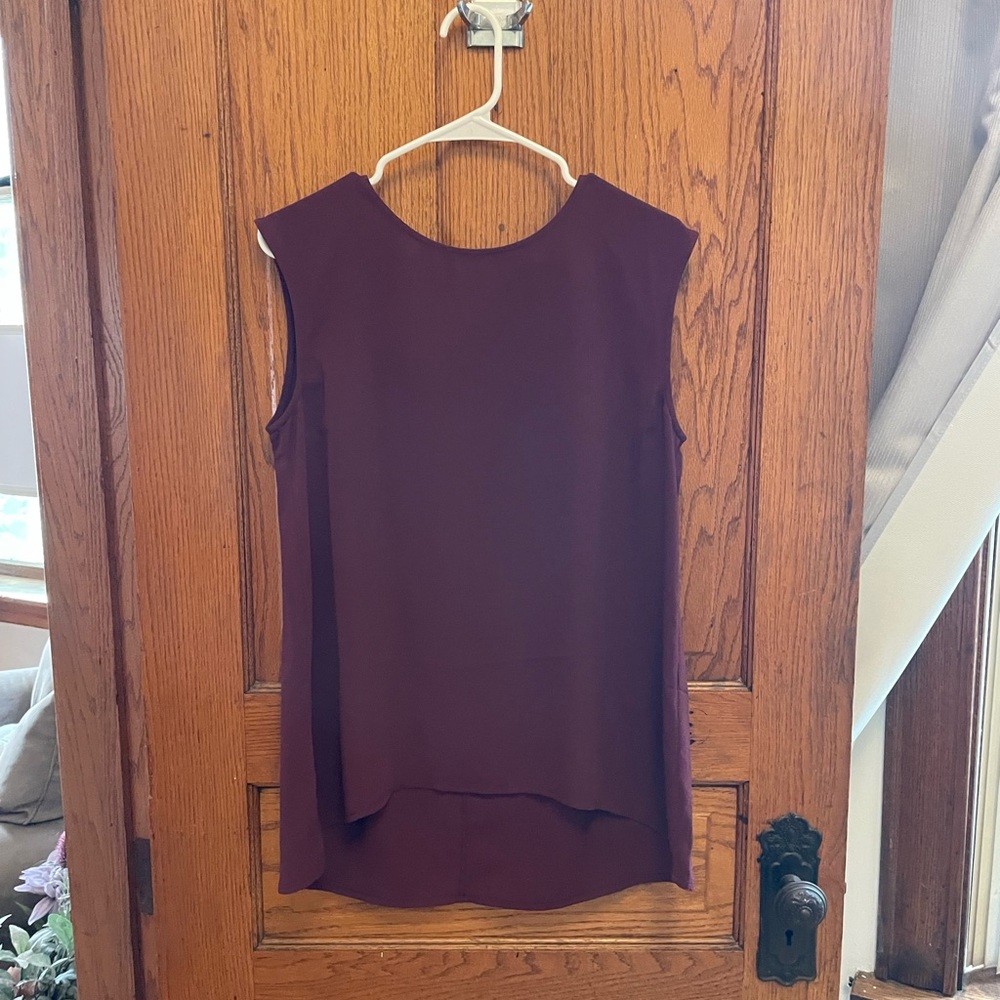 Halogen Maroon Blouse, sz S